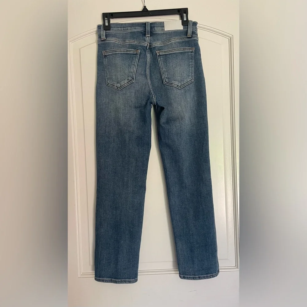 Pistola High-Waist Straight Leg Light Blue Denim Jeans  Minimalist - Picture 3 of 9